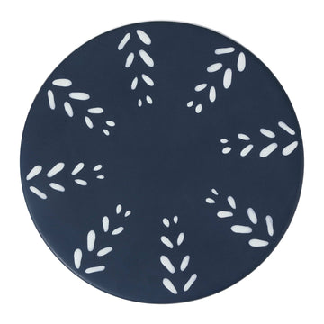 Zorgnar 18" Modern Bohemian Arrow Pattern Drum Indoor/Outdoor Garden Stool - JONATHAN Y